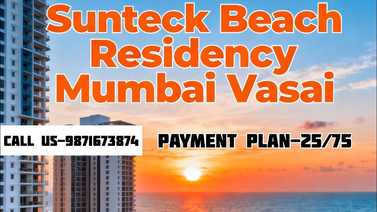 Sunteck beach residences | sea facing appartments | 