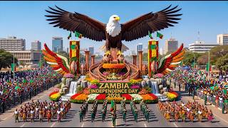 🔴 LIVE: Zambia Independence Day 2026 🇿🇲 | Spectacular Military & Floral Parade in Lusaka