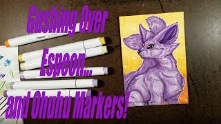Espeon in Ohuhu Markers