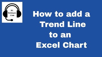 How to add and manage a trendline on an Excel Chart - Adding a trendline to an Excel Chart