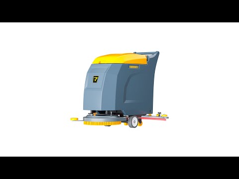 Сетевая поломоечная машина Chancee M50, видео 1