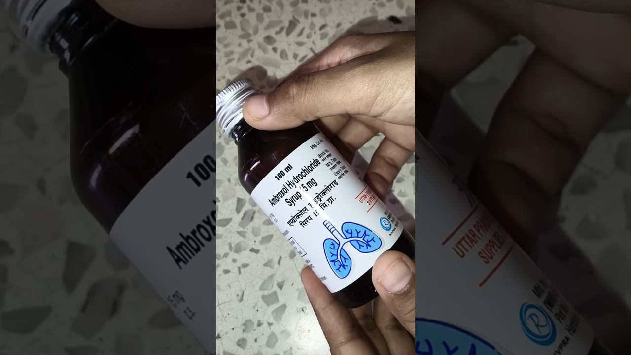 🩺👩🏻‍⚕️Ambroxol Hydrochloride Syrup 15 mg (100 ml) September 6, 2025