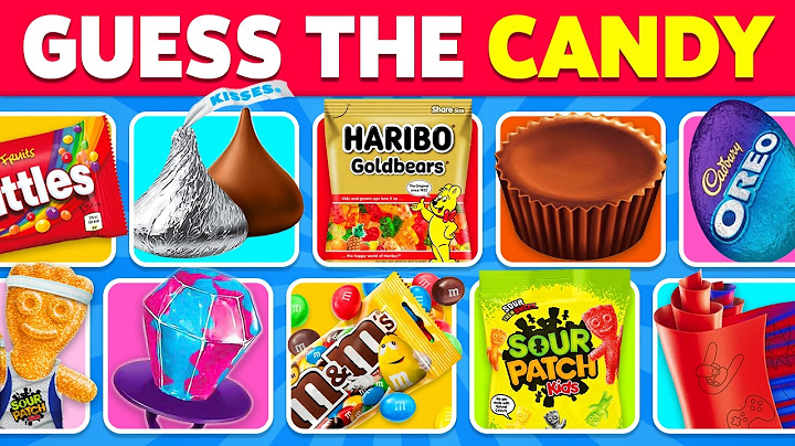 Guess The Candy 🍬 How Many of These Candies Do You Know? | Candy Quiz