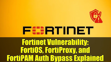 Fortinet Vulnerability: FortiOS, FortiProxy, and FortiPAM Auth Bypass Explained