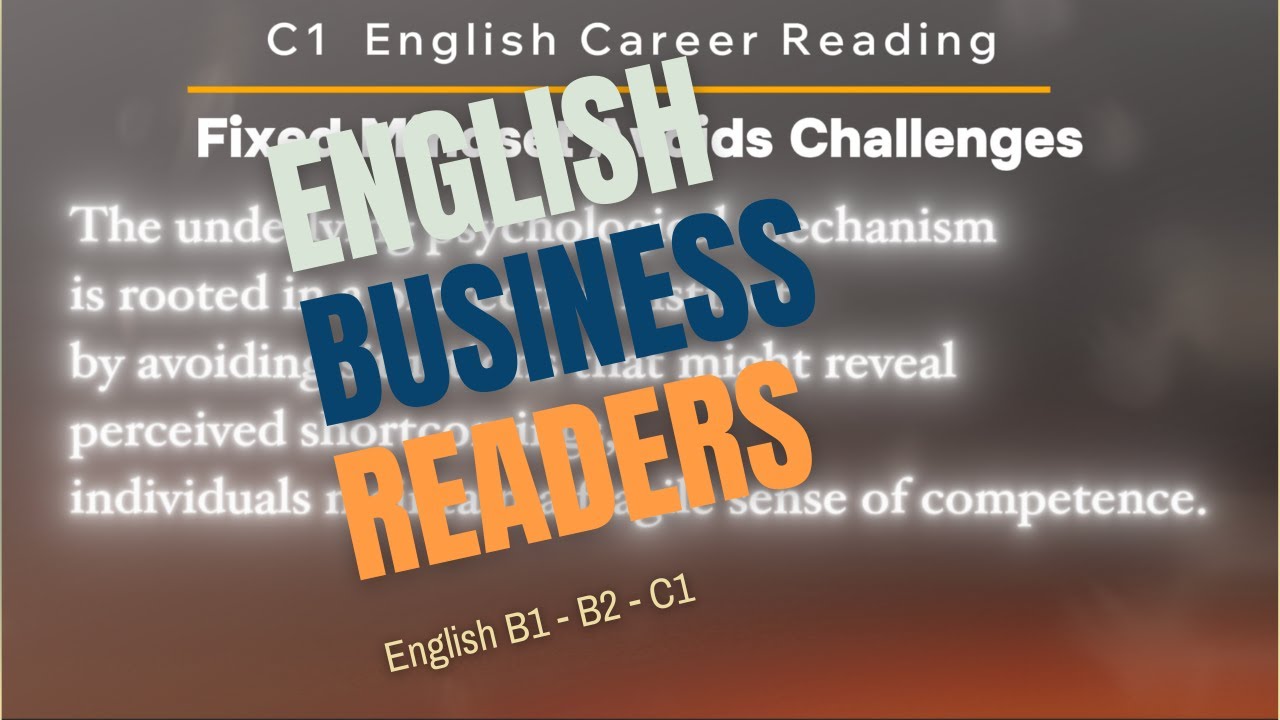 Why Talented People Fail - B1 - B2 - C1 English | Fixed vs Growth Mindset | Graded English Books