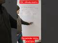 learn to solve remainder based question in minimum time 🤔#remainder#sscgd#mathstricks#shorts#learn