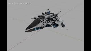 Futuristic Sci‑Fi Spacecraft 3D Model | Nutss Animation StudiosVideo