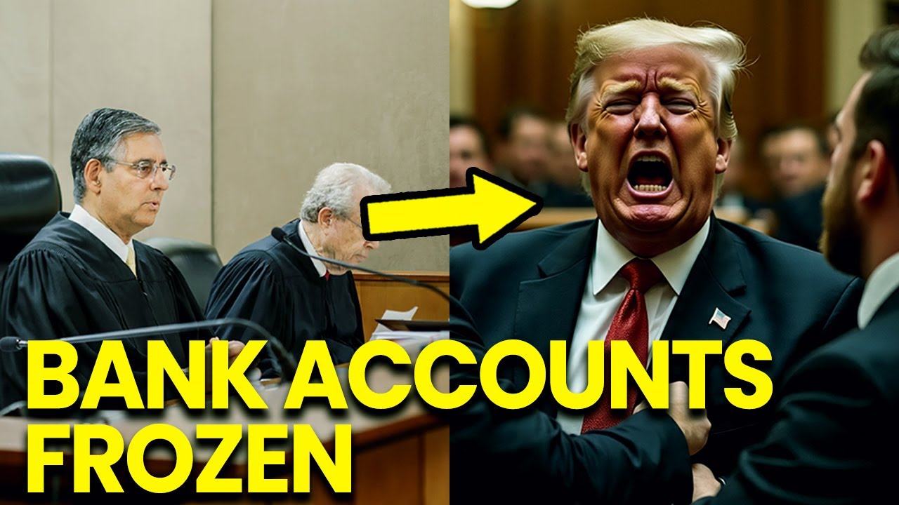 Trump PANICS as Federal Judge FREEZES Bank Accounts