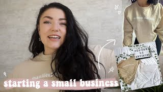 starting my own business in 2021 | how to start & BTS