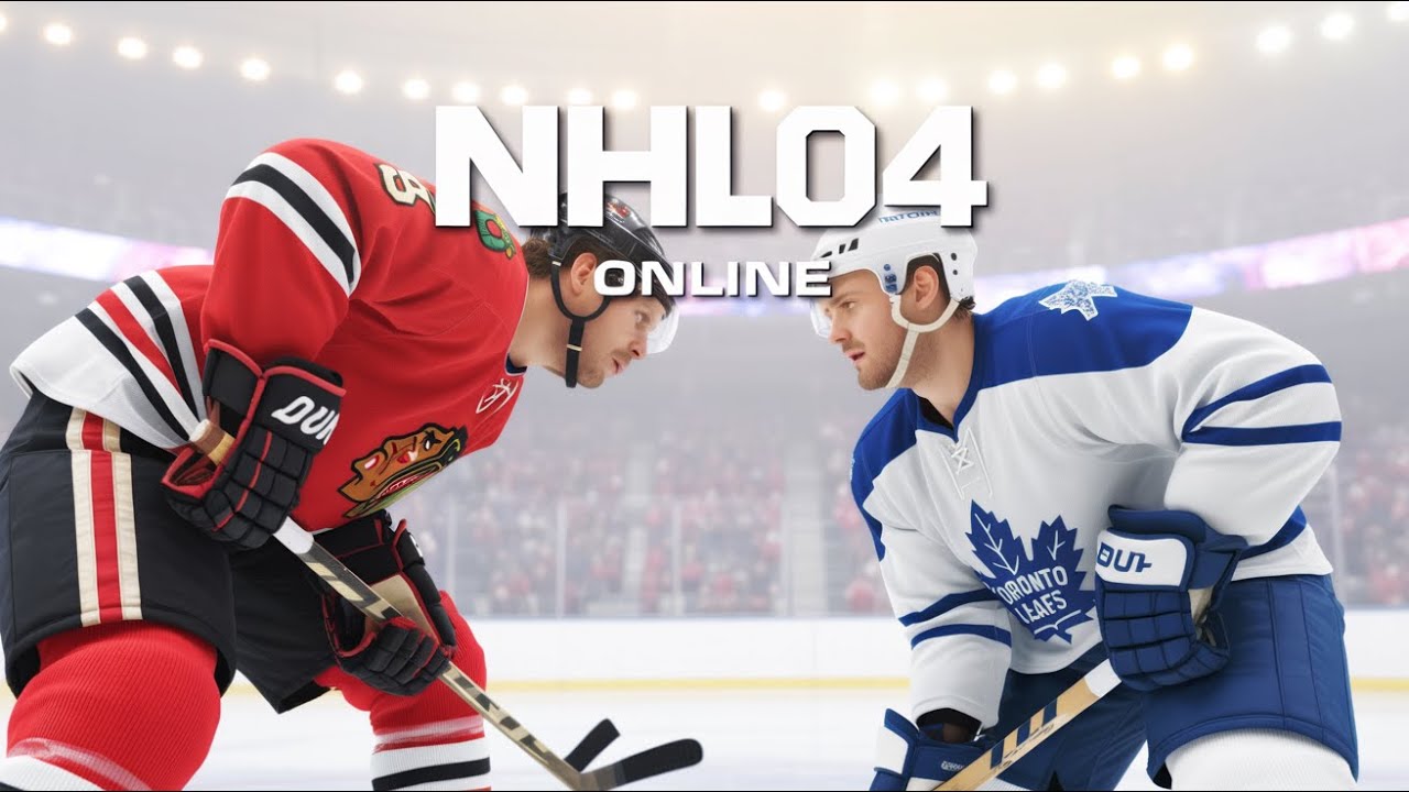 NHL 2004 Ice Hockey Online PC Multiplayer. A C**t Beats My Noob Butt In 1vs1 (Veteran vs Newbie)