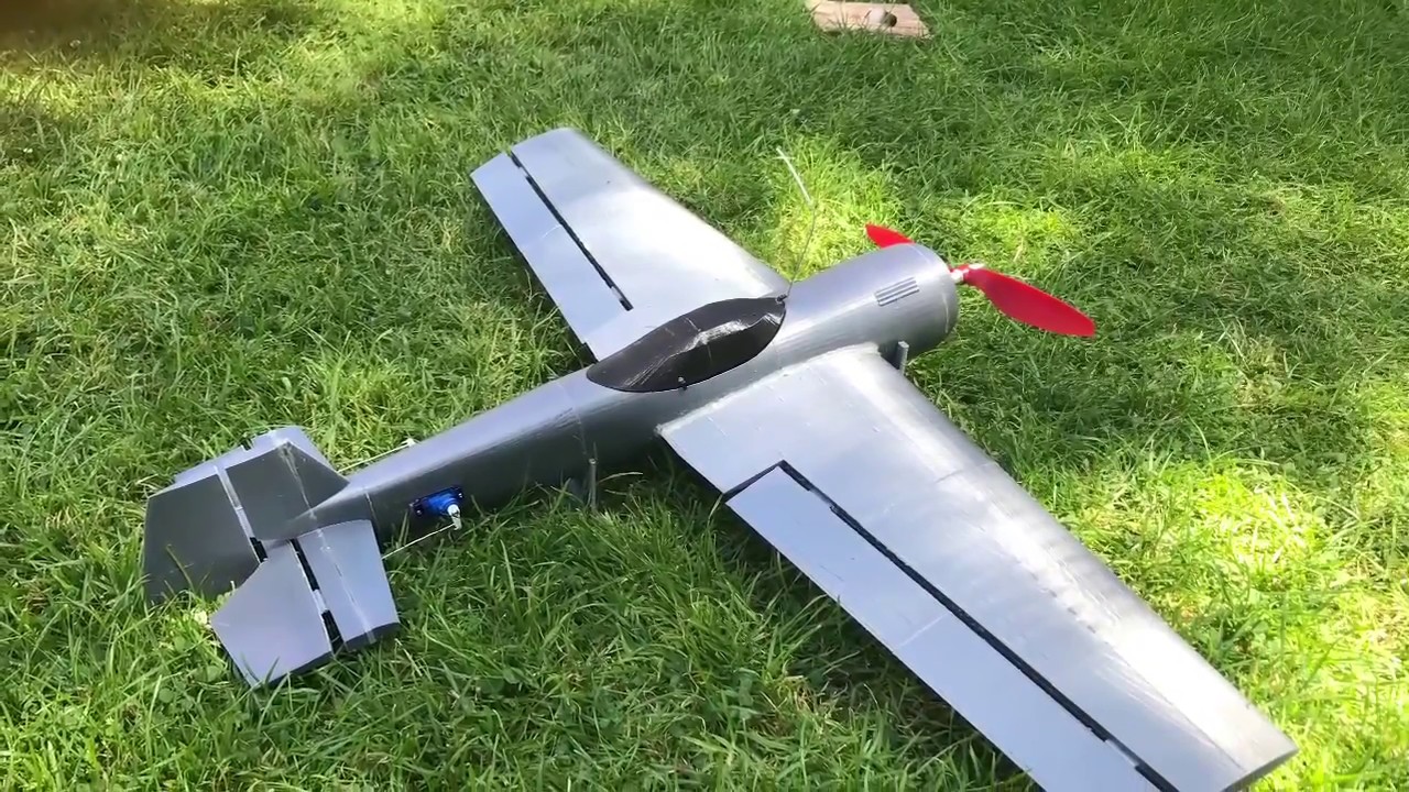 3D Printed RC Plane Fail - YouTube