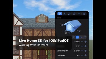 Working with Dormers - Live Home 3D for iOS / iPadOS Tutorials