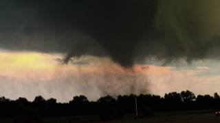 **EF3 Tornado crossing I-70, Effingham, IL., June 17** | Storm Clips '26