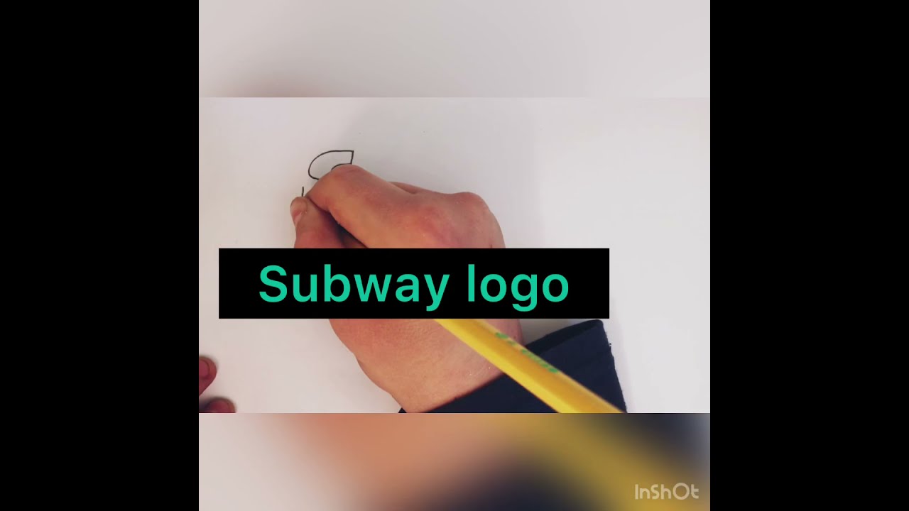 How to draw the SUBWAY LOGO