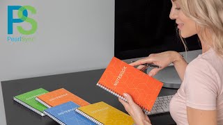 PearlSync® Spiral Notebooks With Gift Box College Ruled