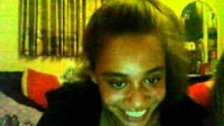 Tiani trying to rap to chris brown