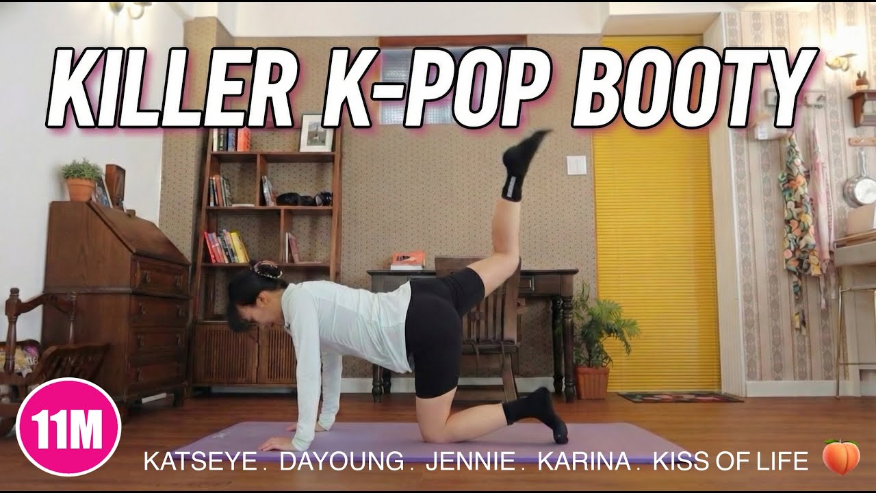 11 MIN K-POP Glute Workout 🍑 | Jennie, Karina, KATSEYE, KIOF, Dayoung | No Equipment