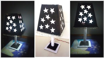 cardboard Craft ideas for home decoration | night lamp making at home | paper craft