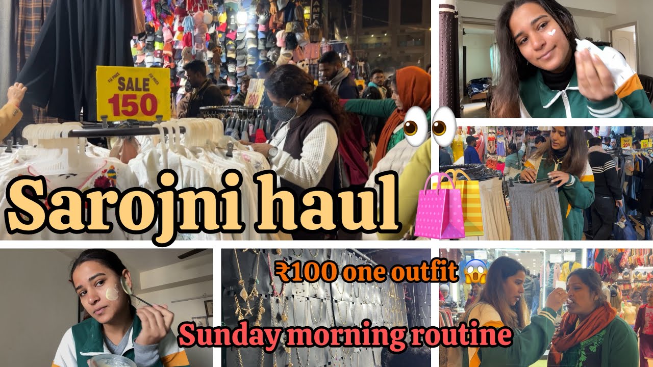 Is Sarojini still worth it in 2026? Winter Haul & Shopping Secrets 🤫+ My winter ❄️ morning routine 💗