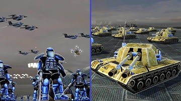 GLA Flak Tank VS Allied Century Bomber + Peacekeeper - RA 3 Arena Ep.44