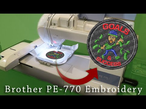 how-to-embroider-🧵:-goals-&-success-iron-on-patch-|-brother-pe-770-embroidery-machine