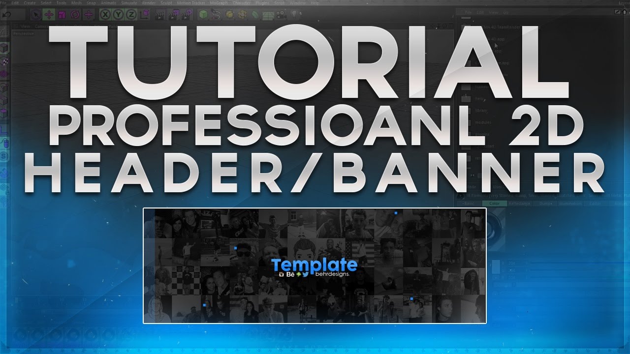 Tutorial: Professional 2D Header/Banner (Photoshop CC) - Behr