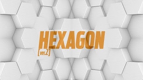 #24 Hexagon Shapes V2 Loop Background // Videohive