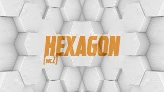 #24 Hexagon Shapes V2 Loop Background // Videohive