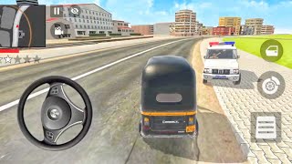 Police Wali Auto Chase | Indian Auto Rickshaw Driving Game | Compact Auto vs Police 🚨 screenshot 2