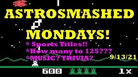 ASTROSMASHED MONDAYS! The ALL INTELLIVISION Live Stream! 9/13/21
