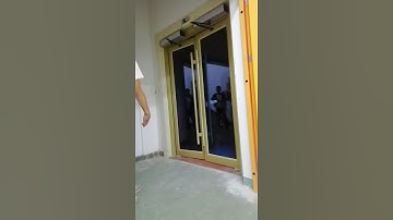 Double open automatic swing door openers. Electric swinging door operator