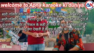 Khushi jab bhi teri karaoke | Jubin Nautiyal, khushalii Kumar | Apna karaoke