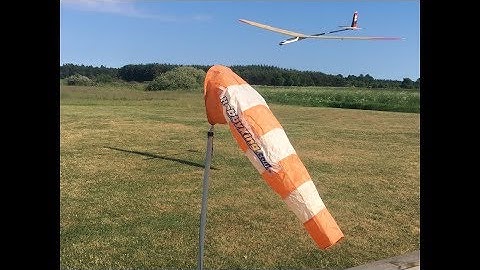 The RC glider thermal video