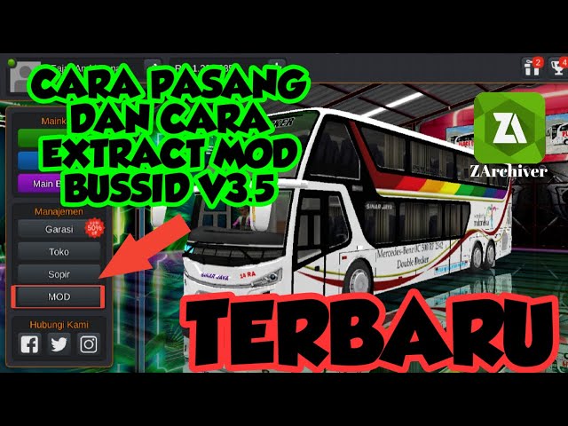Cara Lengkap Pasang MOD BUS di game Bus Simulator Indonesia V3.5 Terbaru class=
