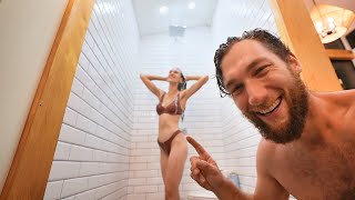 WE LIVED 6 YEARS WITHOUT A SHOWER (until now)