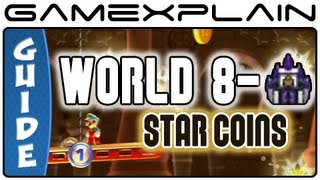 Famous New Super Mario Bros. U - Peach's Castle-Red Hot Elevator Ride Star Coins Guide & Walkthrough Net Worth