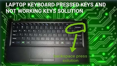 Haier y11c backspace key problem