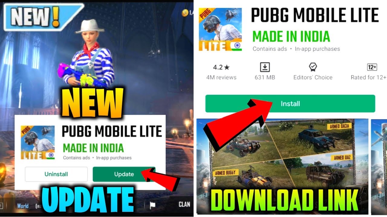 Pubg Mobile Lite New Payload 2 0 Update How To Download New Play Store Update In Pubg Lite Youtube