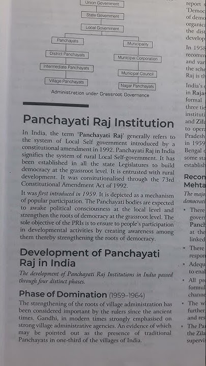 What Is Panchayati Raj System Explain LetsCrackNTAUGCNET YouTube panchayati-raj-class-6-civics-ncert-chapter-5-animated-video-in-hindi