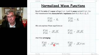 Normalized Wave Amplitues