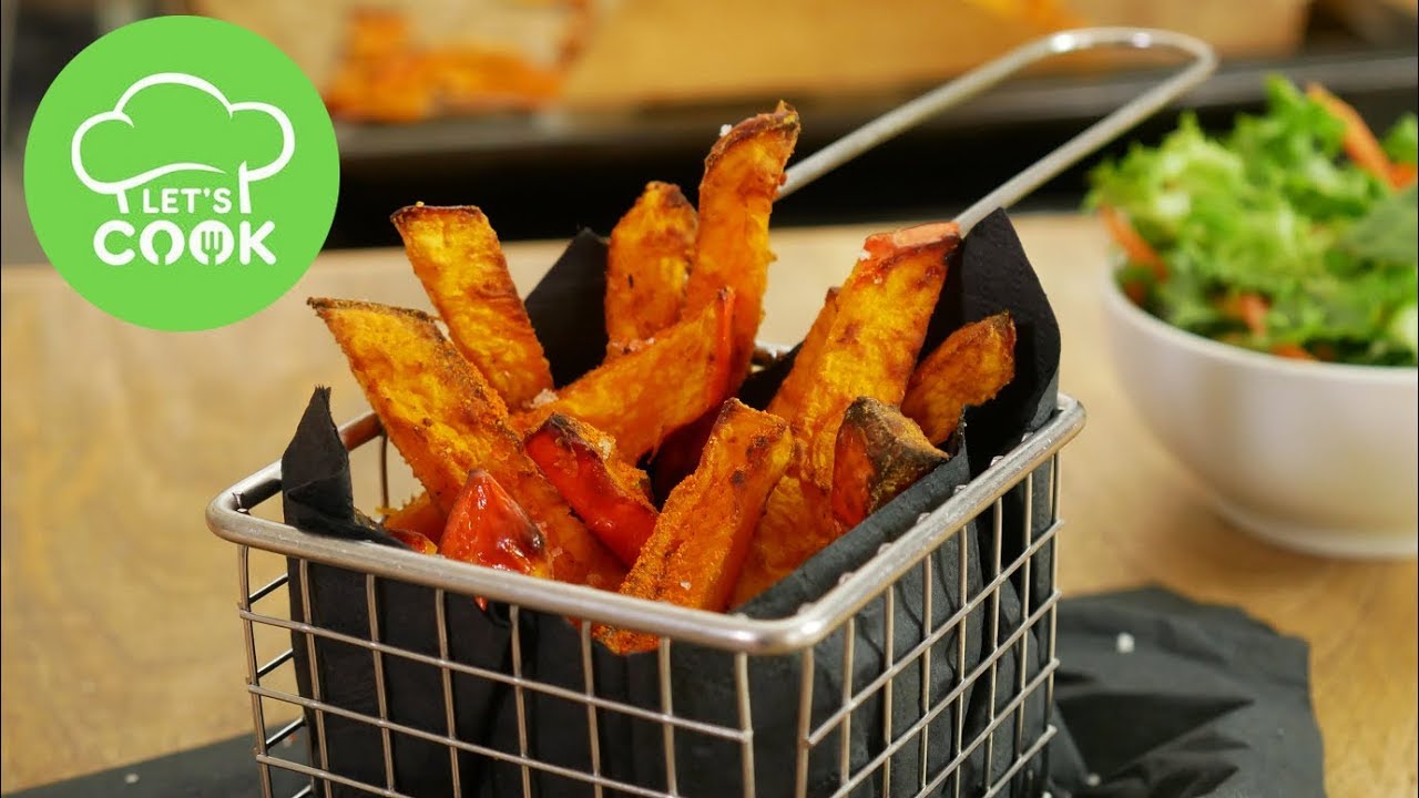 Kürbis Pommes knusprig bekommen - So geht&amp;#39;s 👍 - YouTube
