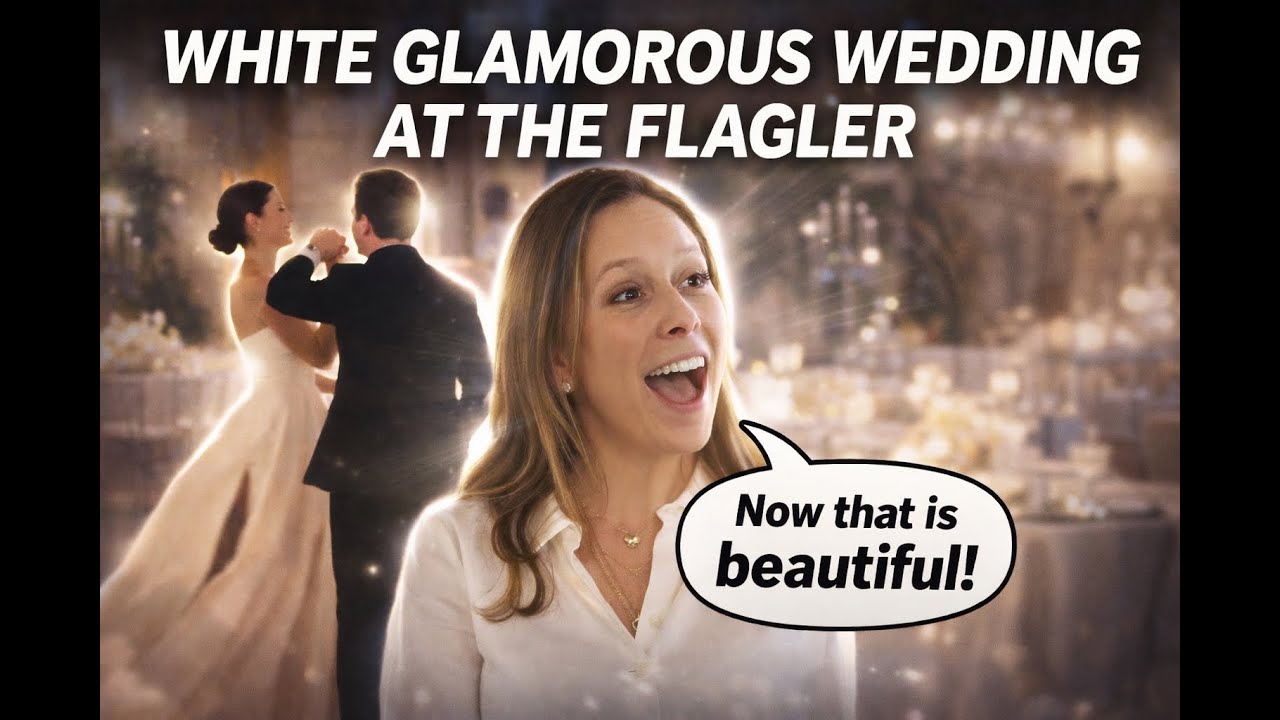 All White Glamorous Wedding at The Flagler Museum ** Season 2 Finale **