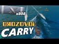 Grozovoi 310k 3700 EXP Carry  || World of Warships