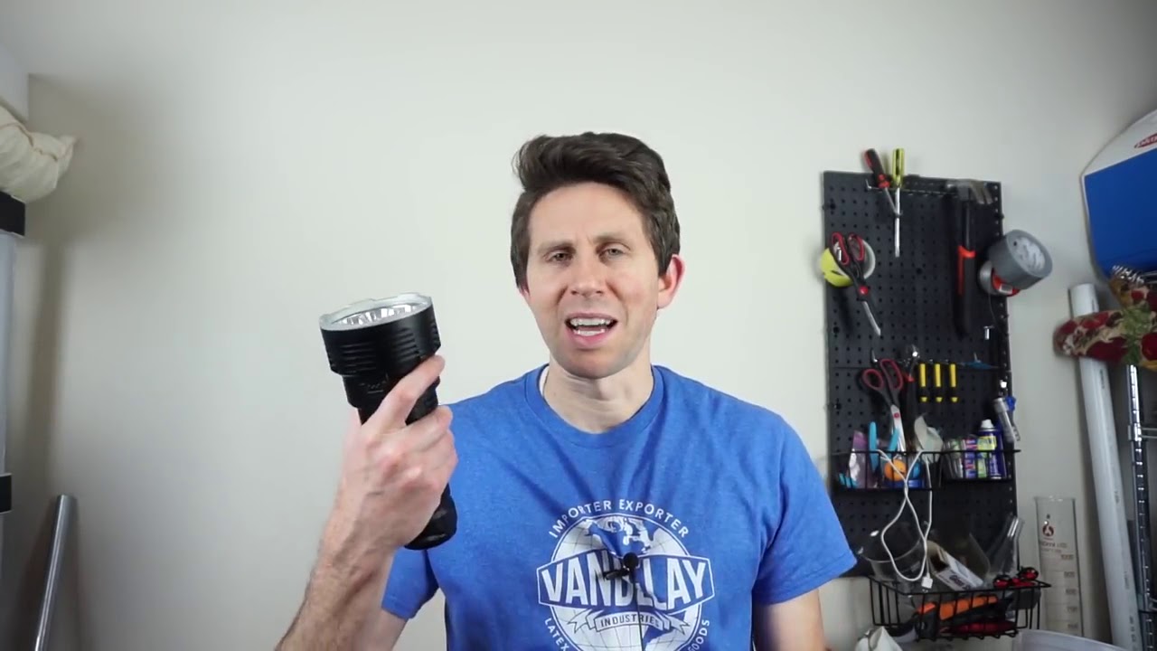 The Worlds Brightest Flashlight 32,000 lumen vs The Worlds Blackest