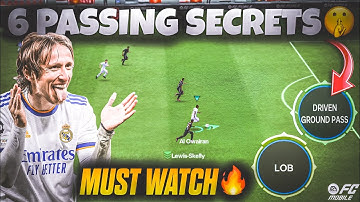 6 PASSING SECRETS in FC Mobile That PROs Don’t Want You to Know 😱🔥#fcmobile #fifamobile #passing 