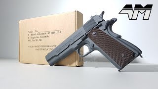 OFFICIALLY LICENSED COLT M1911A1 PARKERIZED GREY / Airsoft Unboxing / Call Of Duty WW2