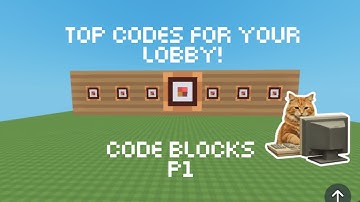THE MOST USEFUL CODES FOR YOU LOBBY! [Bloxd.io] bloxd coding part 1