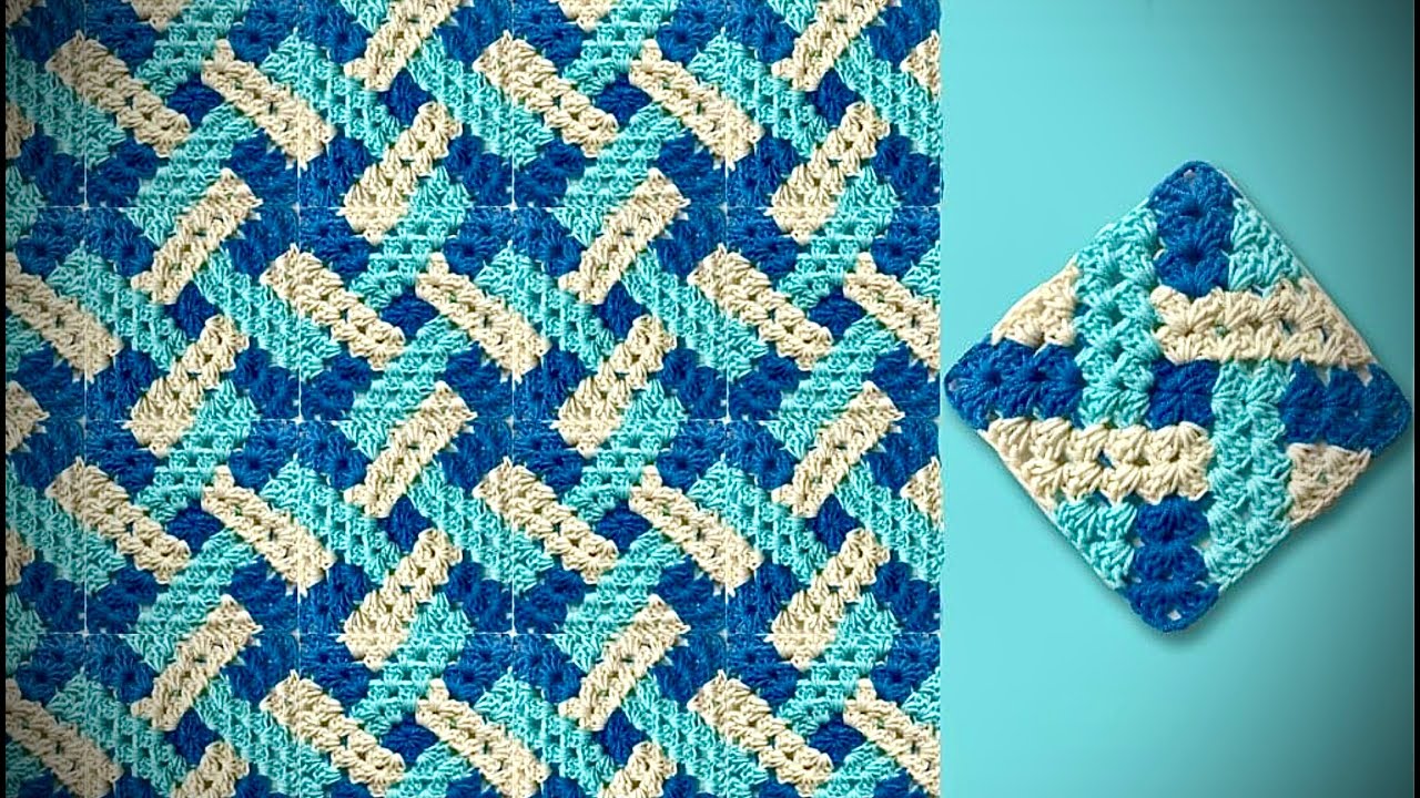 TOLLES Grannymuster mit 6 Runden für Flächen#häkeln #petraperle #crochetpatterns #grannysquare