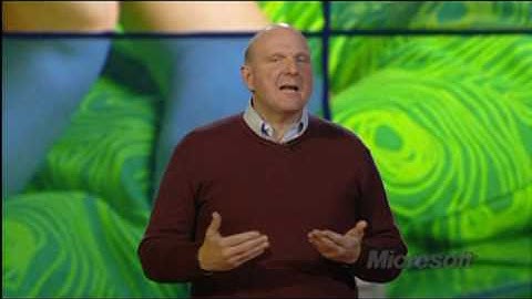Microsoft at CES 2009: Ballmer on Natural User Interface