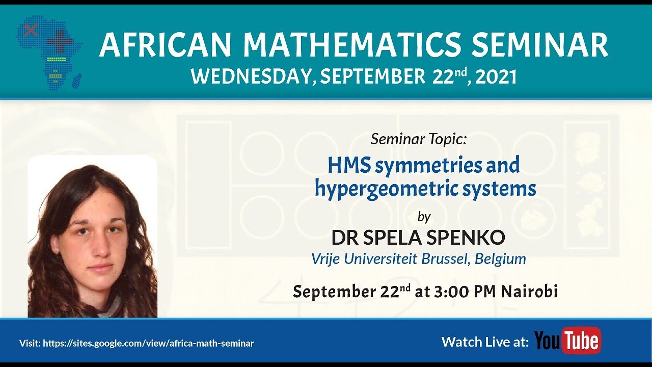 Spela Spenko  HMS symmetries and hypergeometric systems 